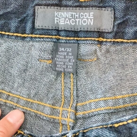 Kenneth Cole Reaction Straight Leg Medium Wash Jeans - Picture 9 of 11